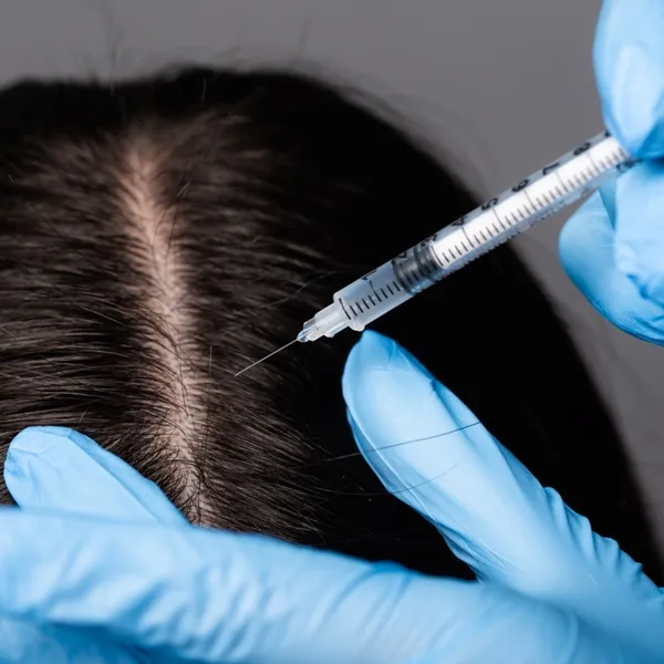 Mezoterapia iniekcyjna stymulacja wzrostu włosów